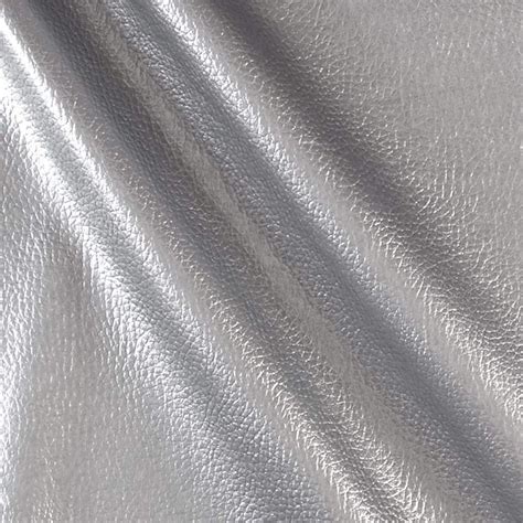 metallic vinyl fabric silver shiny pvc|Frisco Vinyl Metallic Silver, Fabric by the Yard.